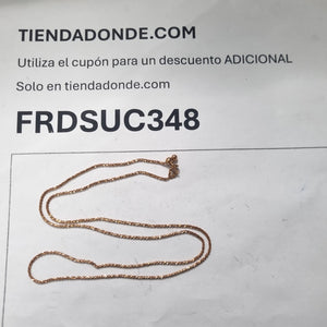 CADENA ORO 14 K 1.9 GRMS (SEMINUEVO)