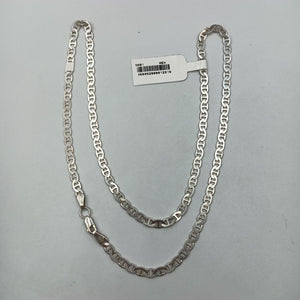 CADENA TEJIDO GUCHI PLATA .925 55 CM 12.4 GR (NUEVO)