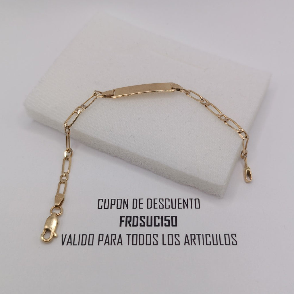 ESCLAVA ORO 14 K 2.7 GRMS (SEMINUEVO)