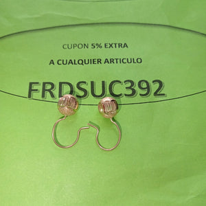 ARETES PAR ORO 10 K 1.8 GRMS (SEMINUEVO)