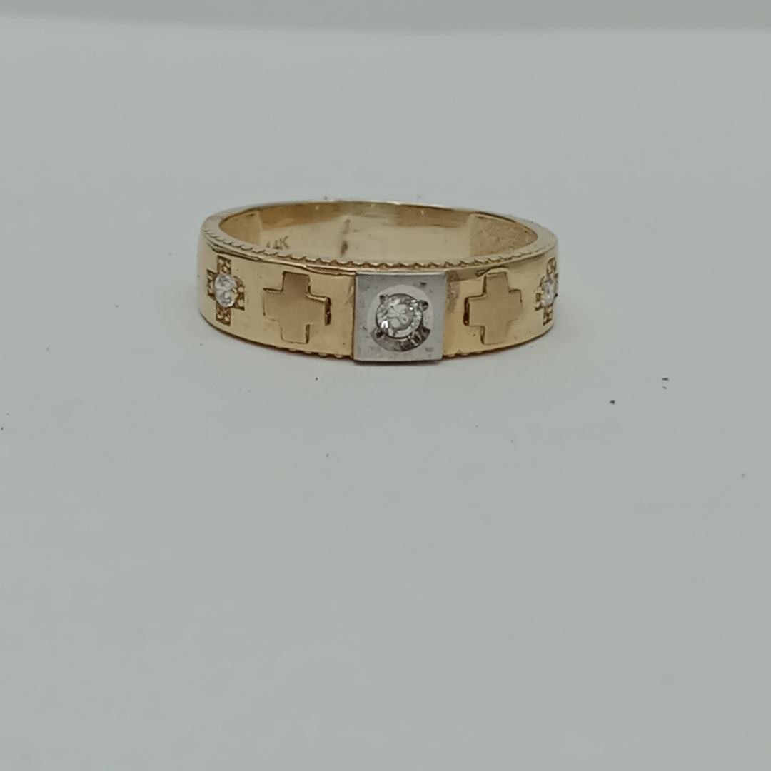 ARGOLLA ORO 14 K 4.4 GRMS (SEMINUEVO)