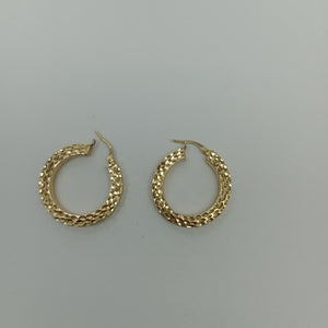 ARRACADAS PAR ORO 14 K 5.7 GRMS (SEMINUEVO)