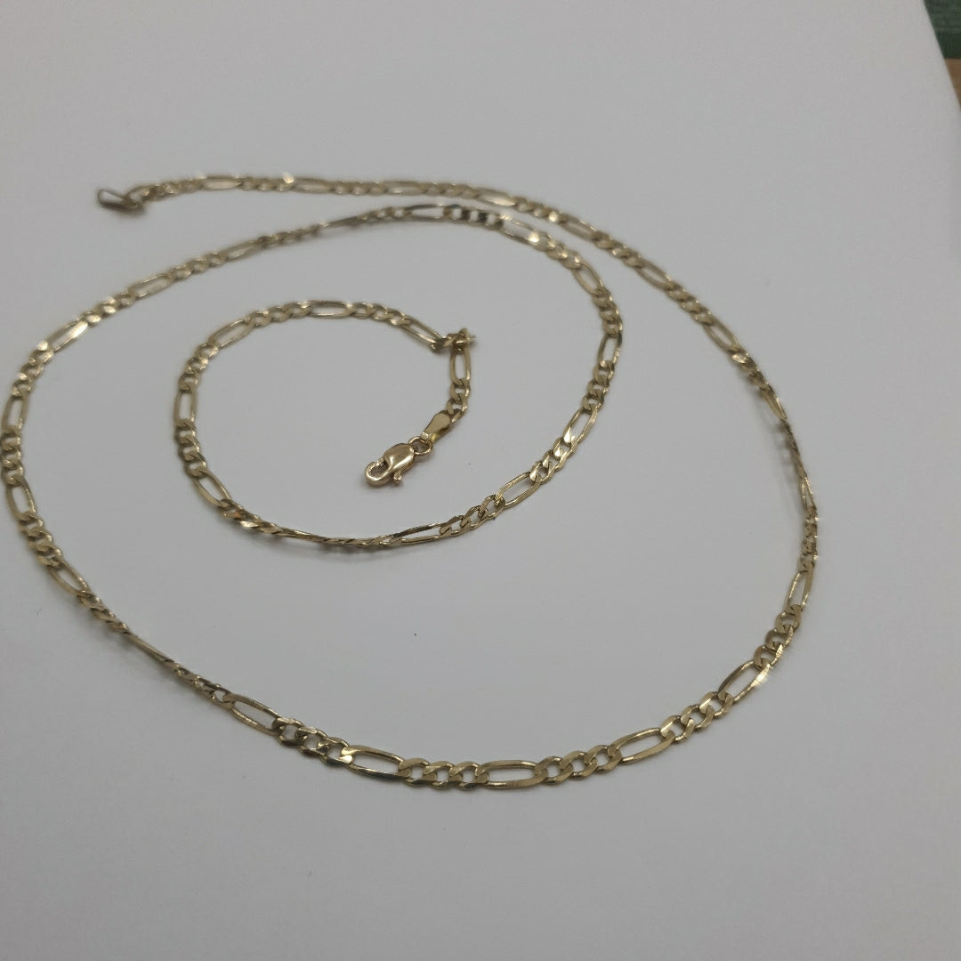 CADENAS 3X1 ORO 14K 60 CM 7.9 GR (NUEVO)