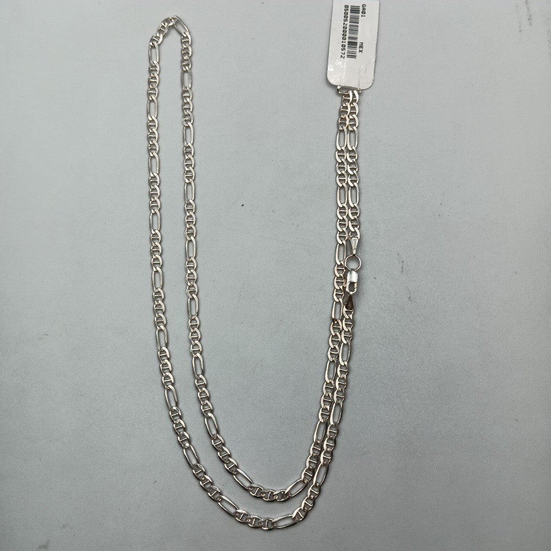 CADENA TEJIDO 3X1 PLATA .925 60 CM 8.2 GR (NUEVO)