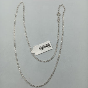 CADENA TEJIDO ESLABONES PLATA .925 55 CM 2.8 GR (NUEVO)