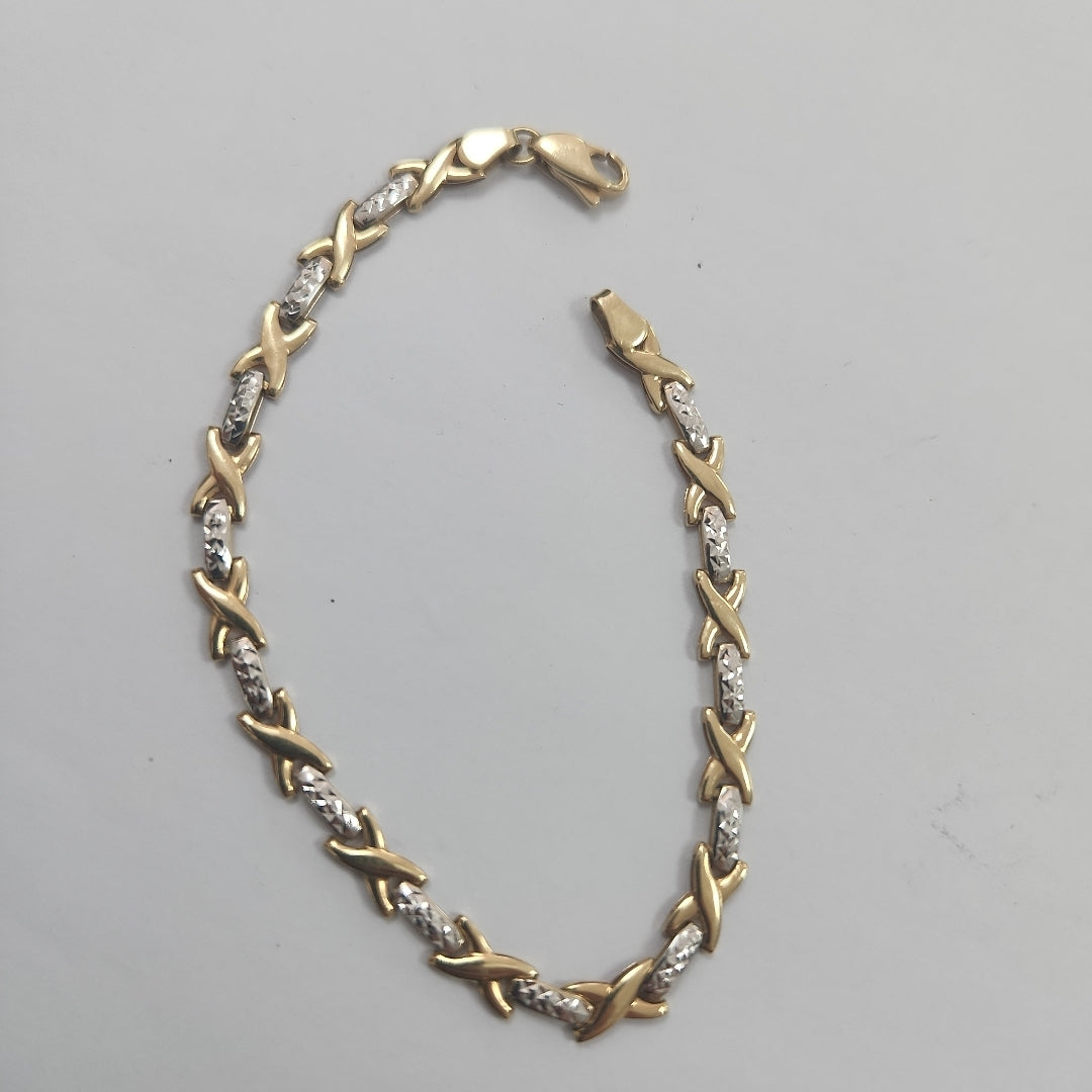 PULSERA ORO,RODIADO 14 K 4,60 GRMS (SEMINUEVO)