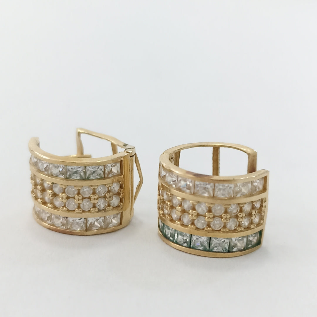ARETES PAR ORO 14 K 4.2 GRMS (SEMINUEVO)