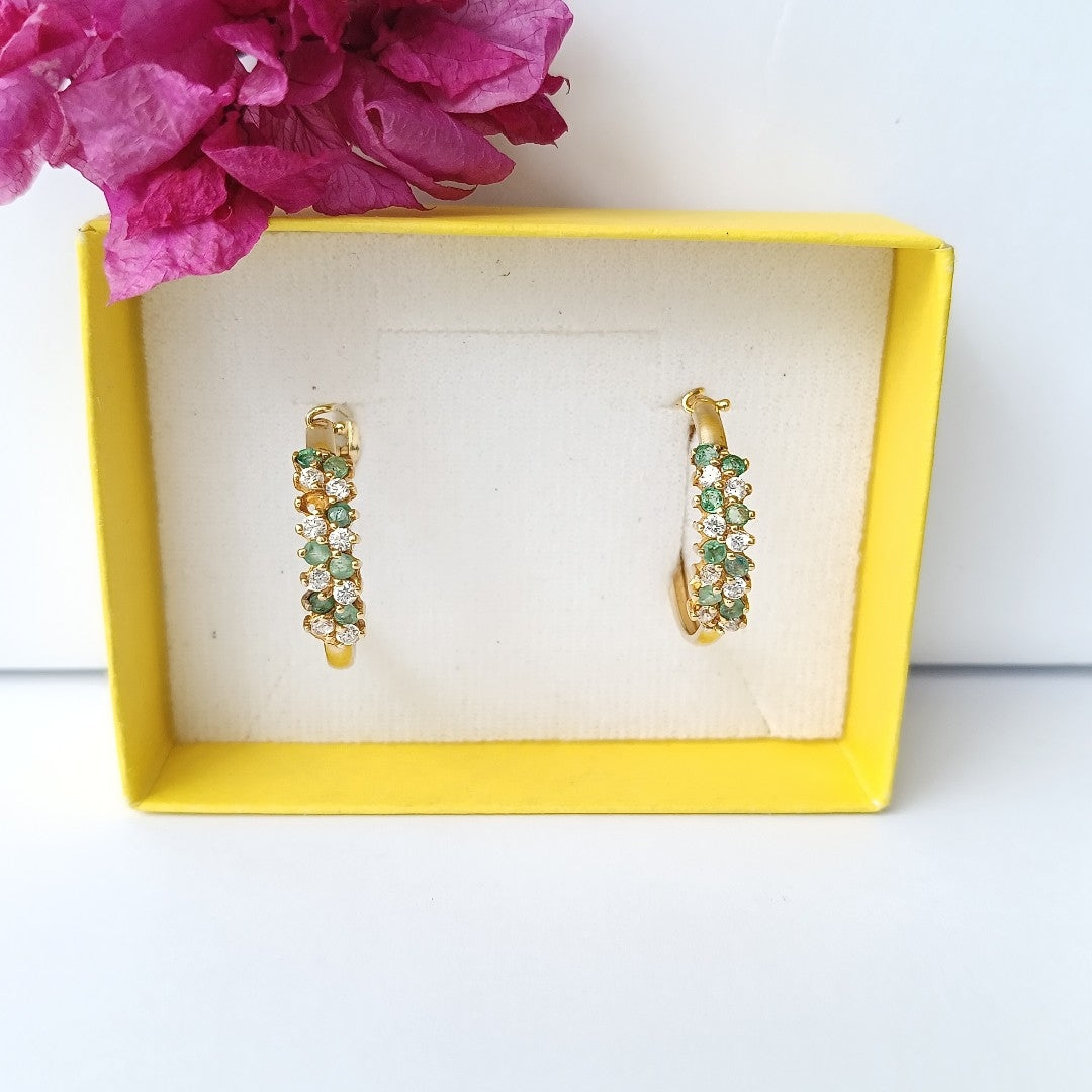 ARRACADAS PAR ORO 14 K 5,00 GRMS (SEMINUEVO)