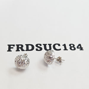 ARETES PAR ORO BLANCO 14 K 2.4 GRMS (SEMINUEVO)