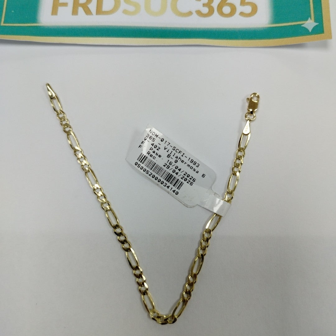 PULSERAS 3X1 ORO 14K 18 CM 2.9 GR (NUEVO)