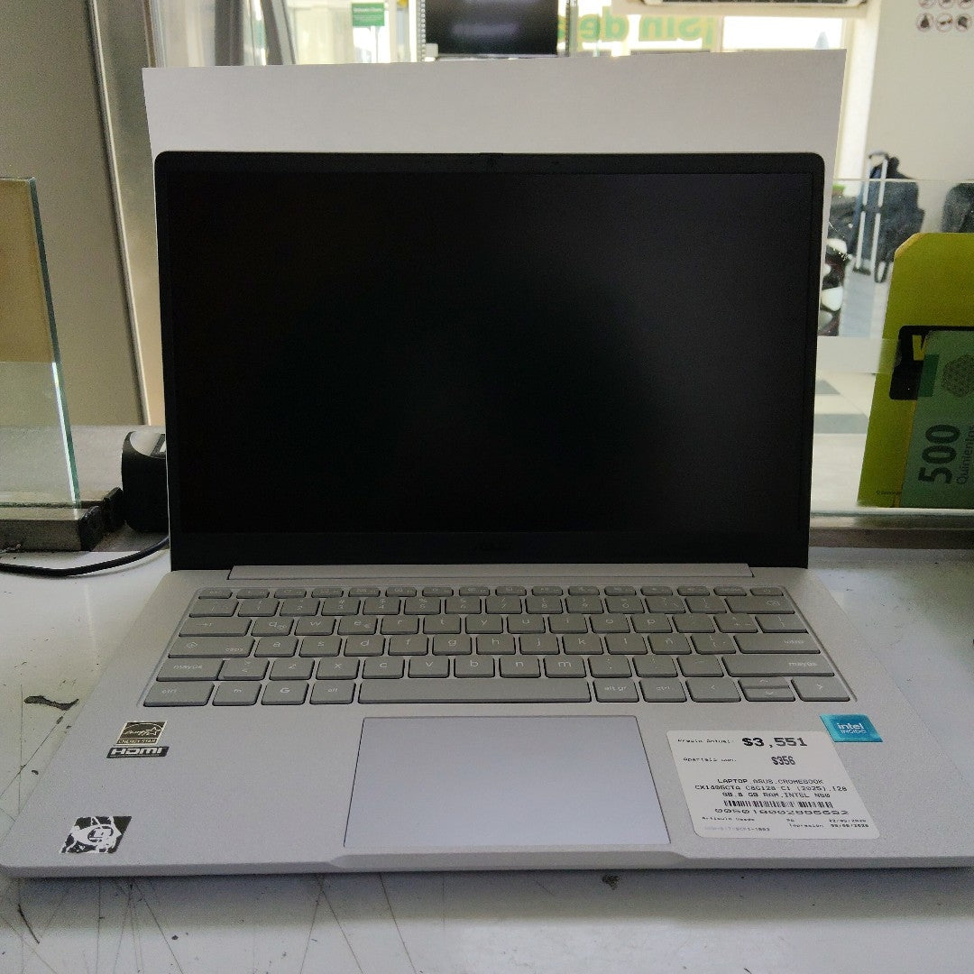 LAPTOP ASUS CROMEBOOK CX1405CTA C8G128-C1 (2025) 128 GB 8 GB RAM (SEMINUEVO)