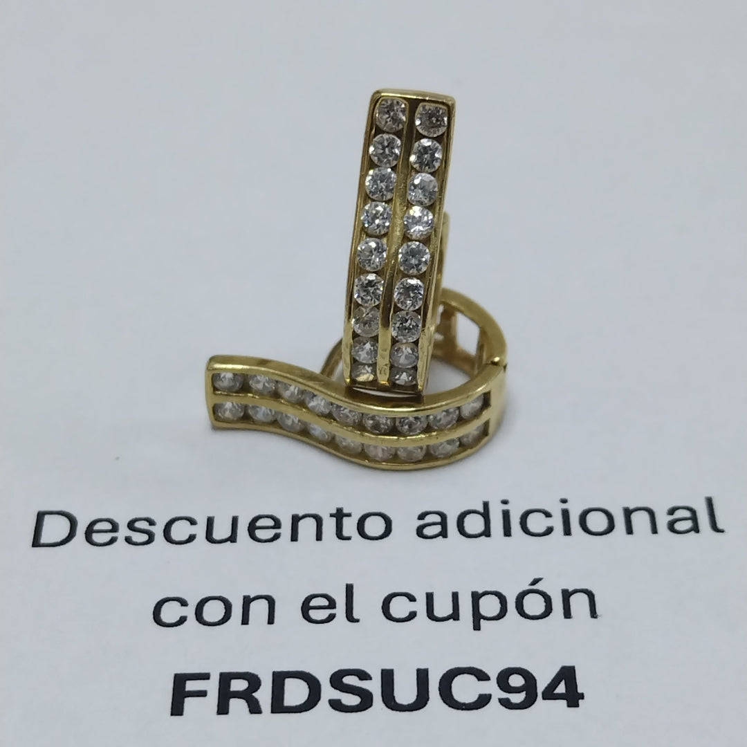 ARRACADAS PAR ORO 10 K 2.2 GRMS (SEMINUEVO)