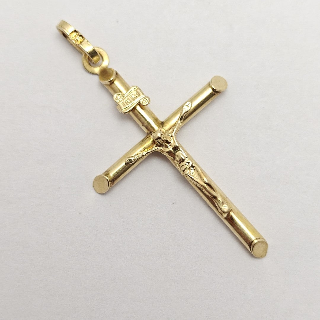 CRUCIFIJO ORO 14 K 1.7 GRMS (SEMINUEVO)