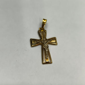 CRUCIFIJO ORO 10 K 2.3 GRMS (SEMINUEVO)