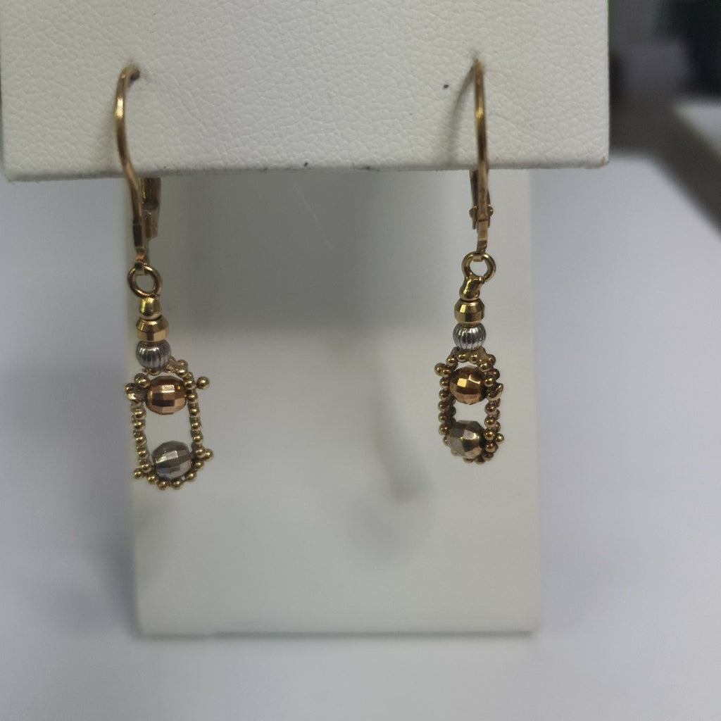 ARETES PAR ORO 14 K 2,90 GRMS (SEMINUEVO)