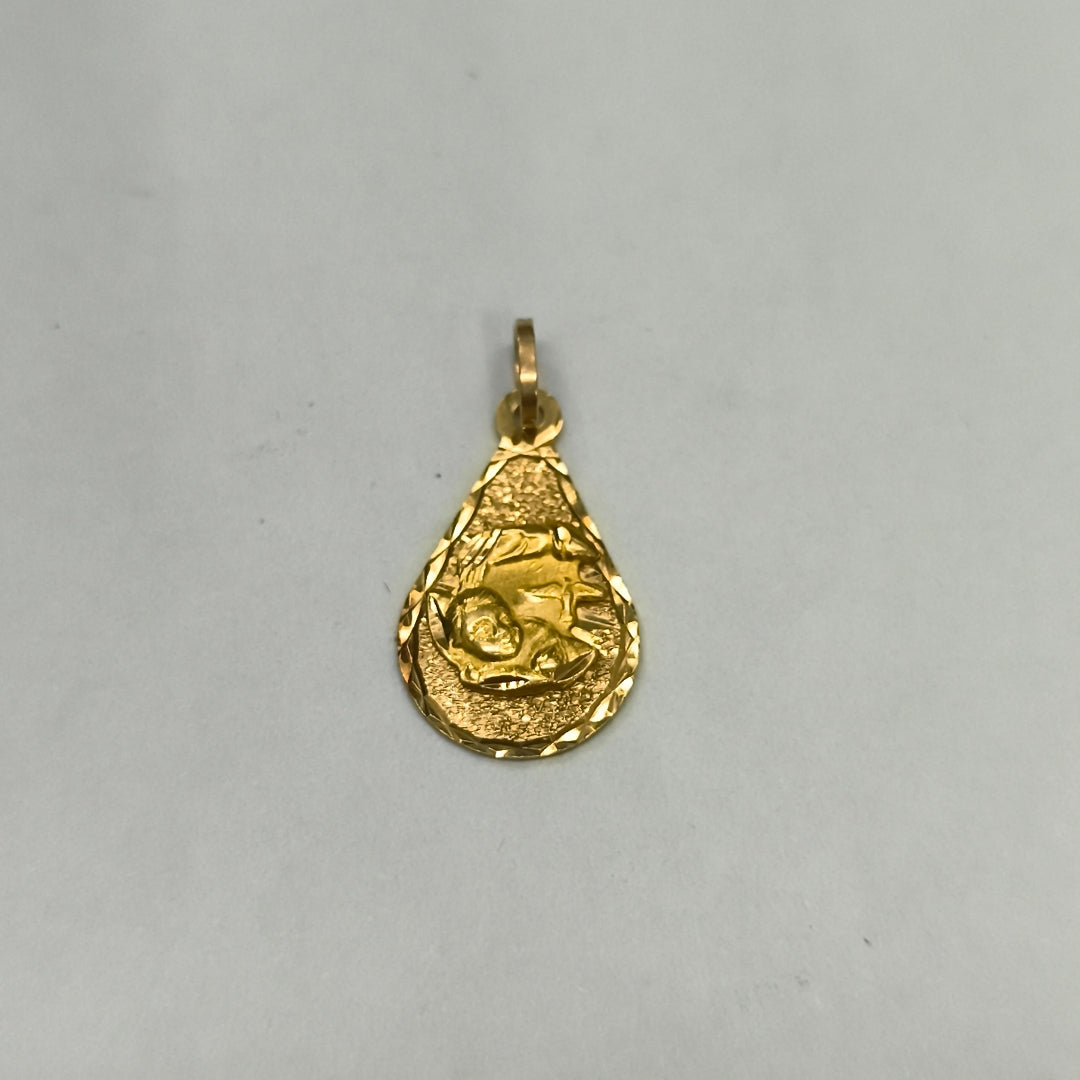 MEDALLA RELIGIOSA ORO 14 K 1.1 GRMS (SEMINUEVO)