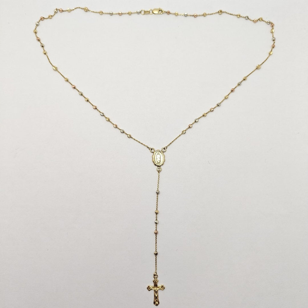 ROSARIO ORO, ORO COMBINADO 14 K 5.5 GRMS (SEMINUEVO)