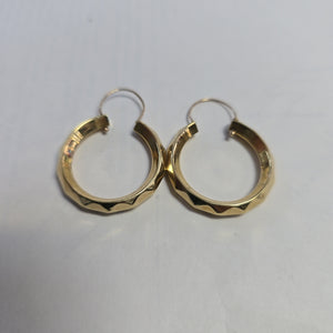 ARRACADAS PAR ORO 14 K 4.6 GRMS (SEMINUEVO)