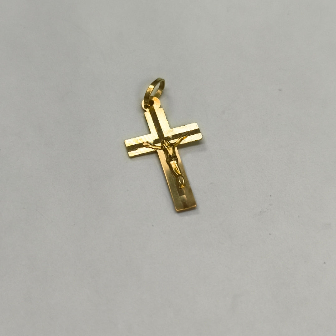 CRUCIFIJO ORO 10 K 0.8 GRMS (SEMINUEVO)
