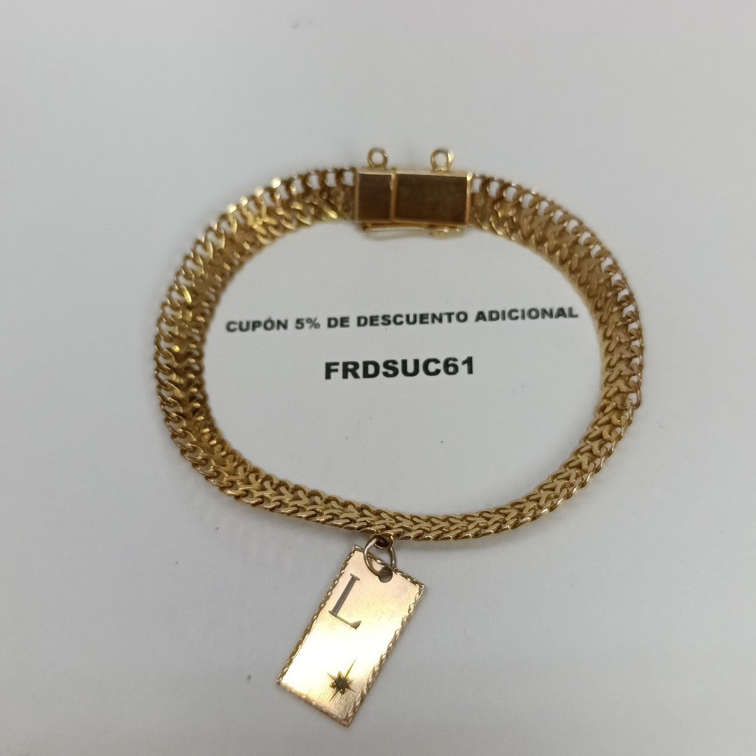 DIJE,PULSERA ORO 8 K 16,20 GRMS (SEMINUEVO)