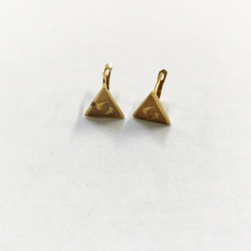 ARETES PAR ORO 14 K 2.6 GRMS (SEMINUEVO)