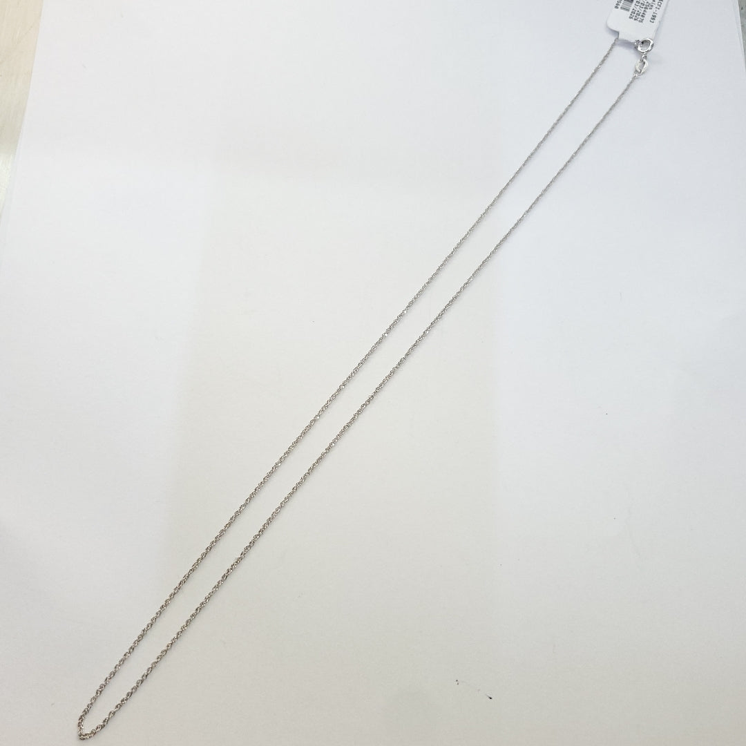 CADENA ORO BLANCO 10 K 1,10 GRMS (SEMINUEVO)
