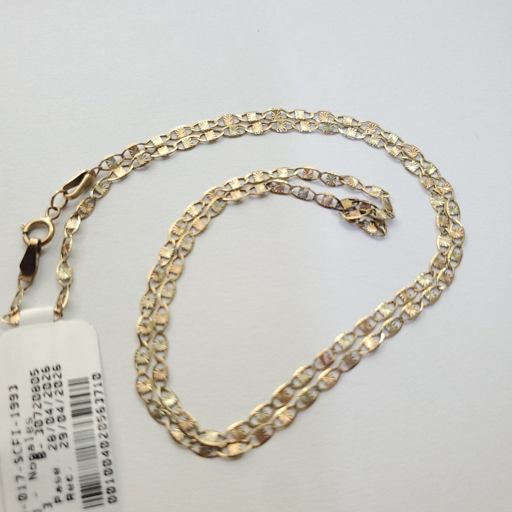 CADENA ORO, ORO COMBINADO 10 K 2.6 GRMS (SEMINUEVO)