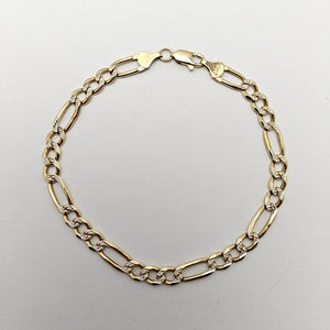PULSERA ORO COMBINADO 14 K 11.2 GRMS (SEMINUEVO)