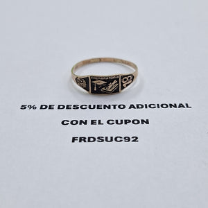 ANILLO DE GRADUACIÓN ORO 8 K 1,00 GRMS (SEMINUEVO)