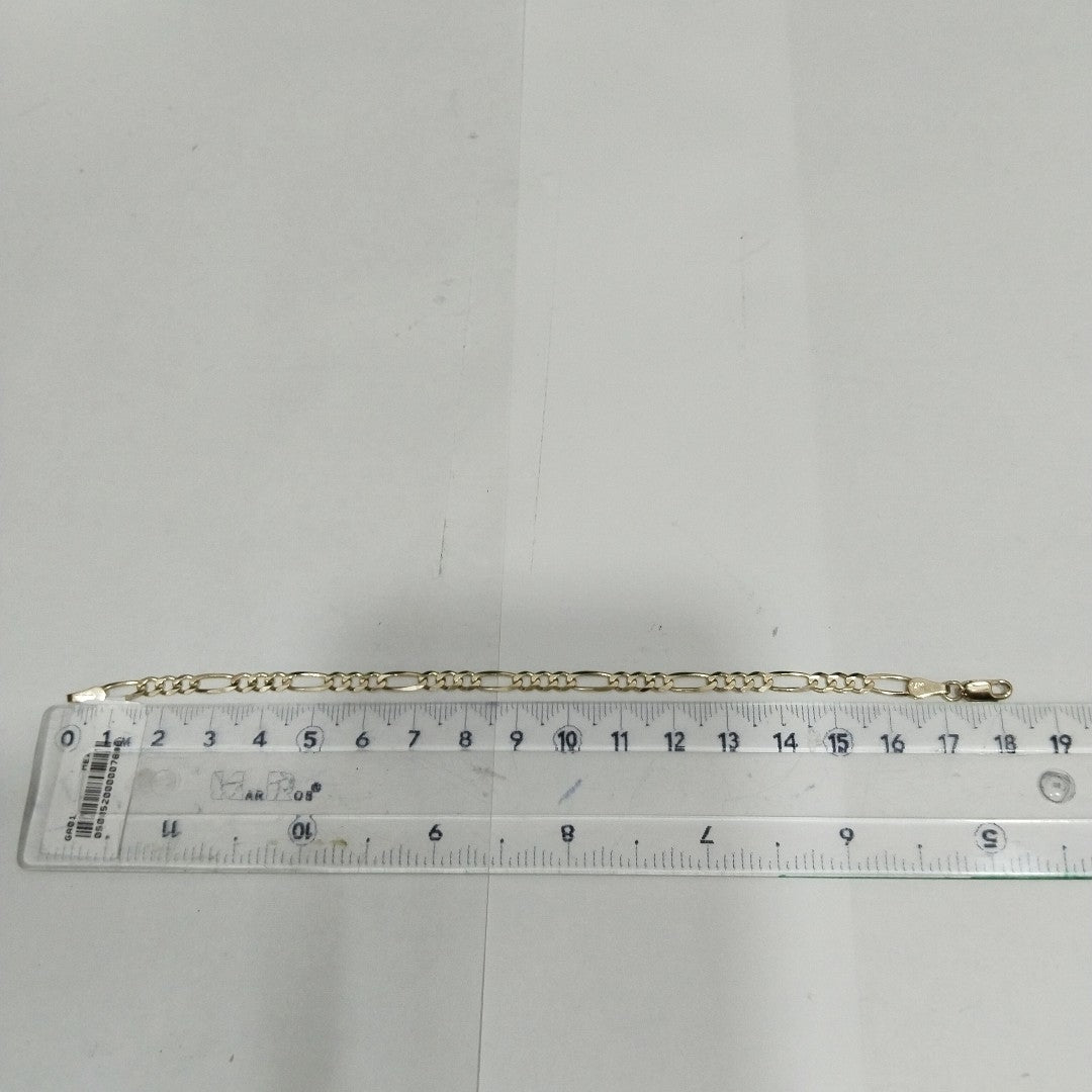PULSERA TEJIDO 3X1 4.3G 18 CM 14K (NUEVO)