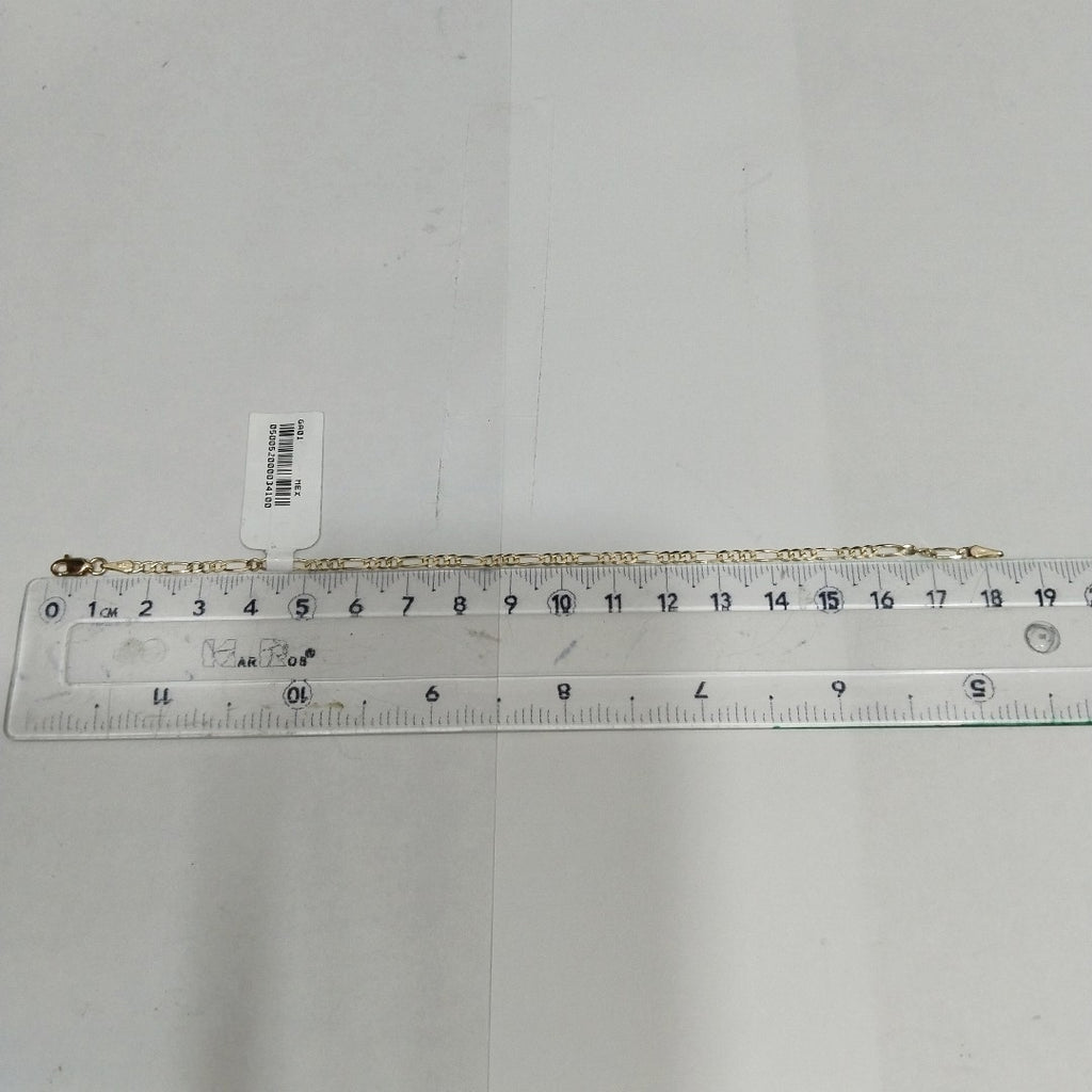 PULSERAS 3X1 ORO 14K 18 CM 1.8 GR (NUEVO)