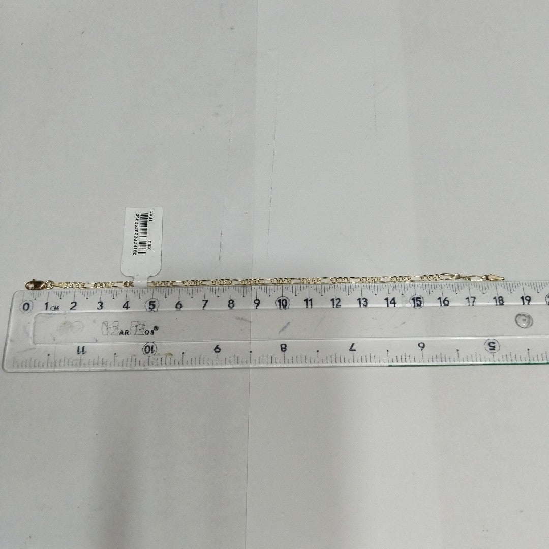 PULSERAS 3X1 ORO 14K 18 CM 1.8 GR (NUEVO)