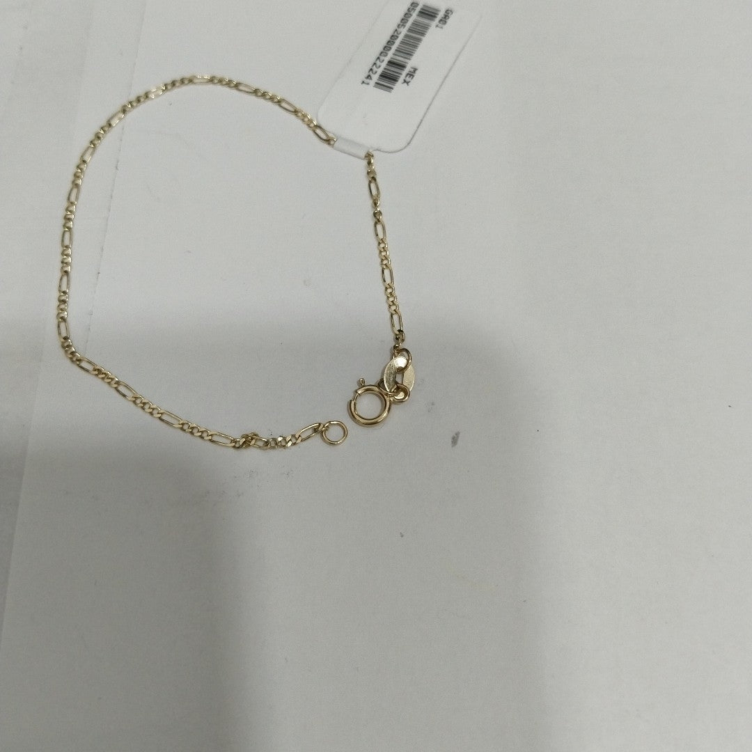 PULSERAS TEJIDO 3X1 ORO 14K 16 CM 0.9 GR (NUEVO)
