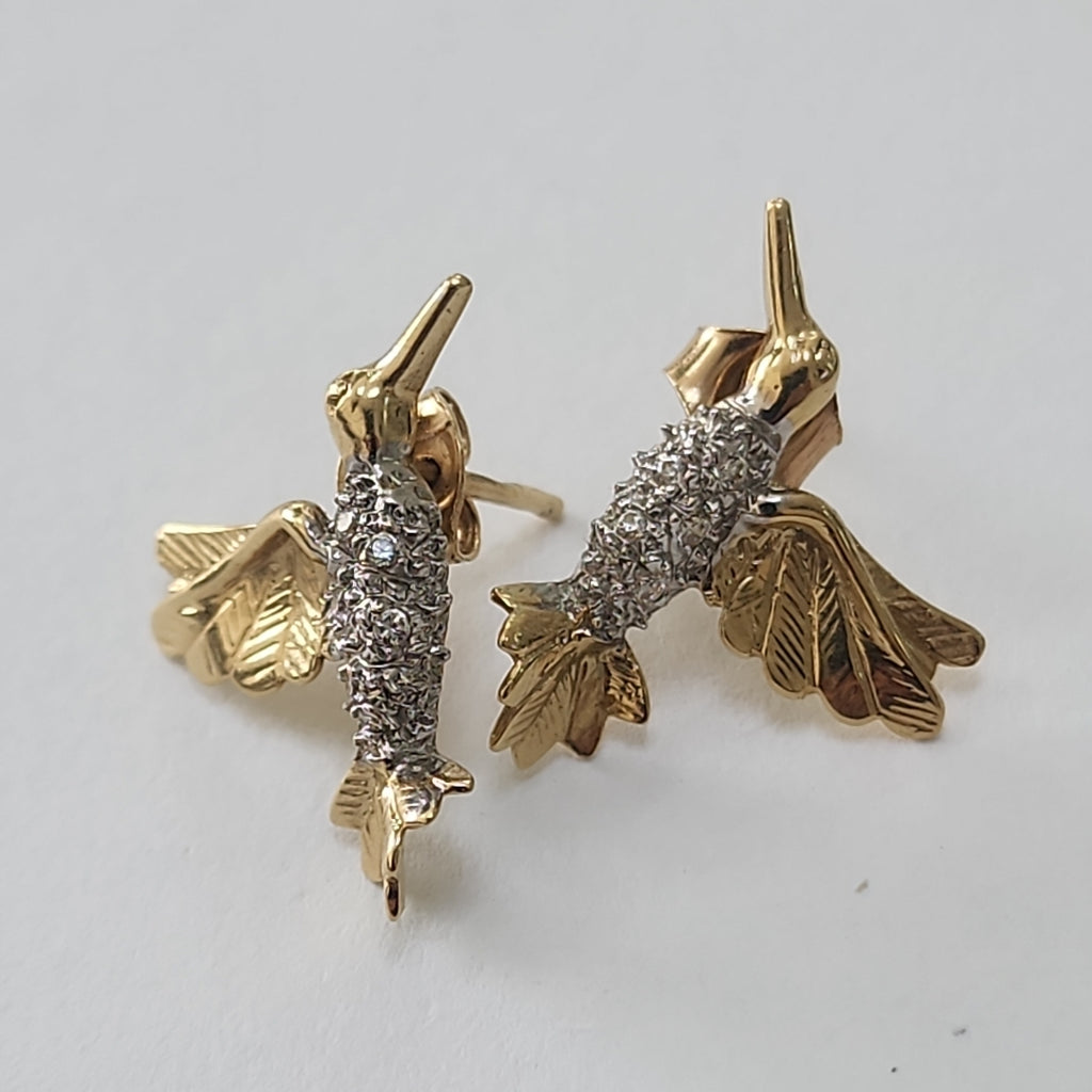 BROQUELES PAR ORO 14 K 3,60 GRMS (SEMINUEVO)