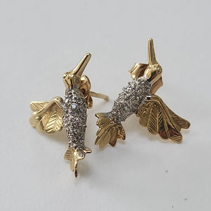BROQUELES PAR ORO 14 K 3,60 GRMS (SEMINUEVO)