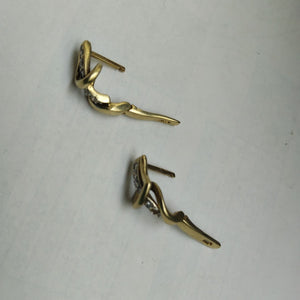 ARETES PAR ORO 14 K 3 GRMS (SEMINUEVO)
