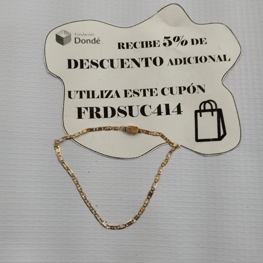 PULSERA ORO 10 K 1.5 GRMS (SEMINUEVO)