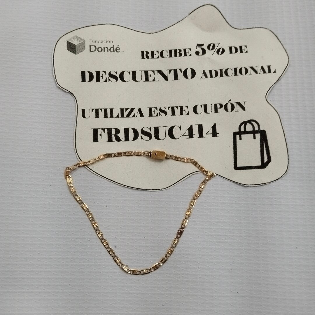 PULSERA ORO 10 K 1.5 GRMS (SEMINUEVO)