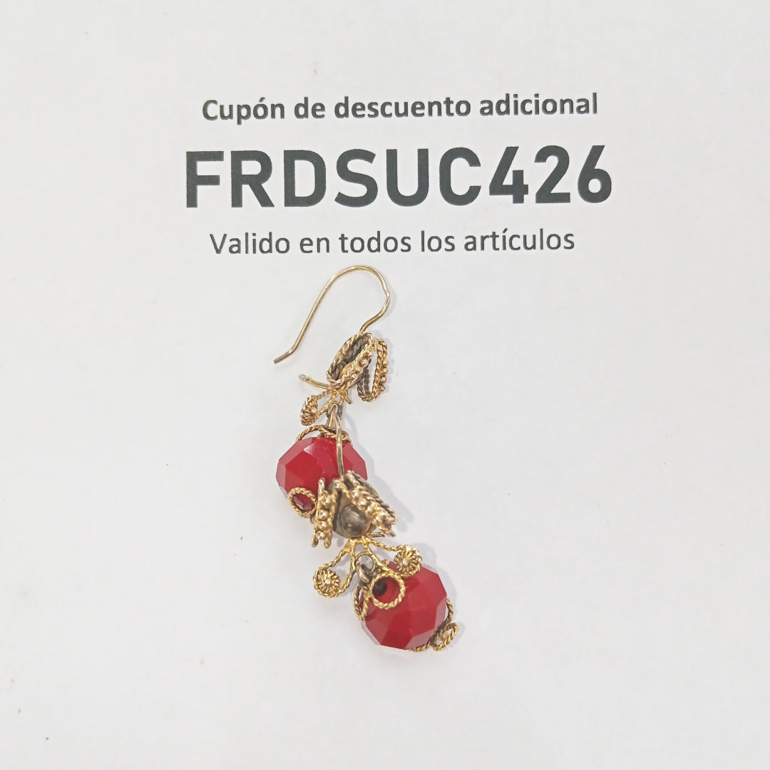 ARETES PAR ORO 8 K 3.9 GRMS (SEMINUEVO)