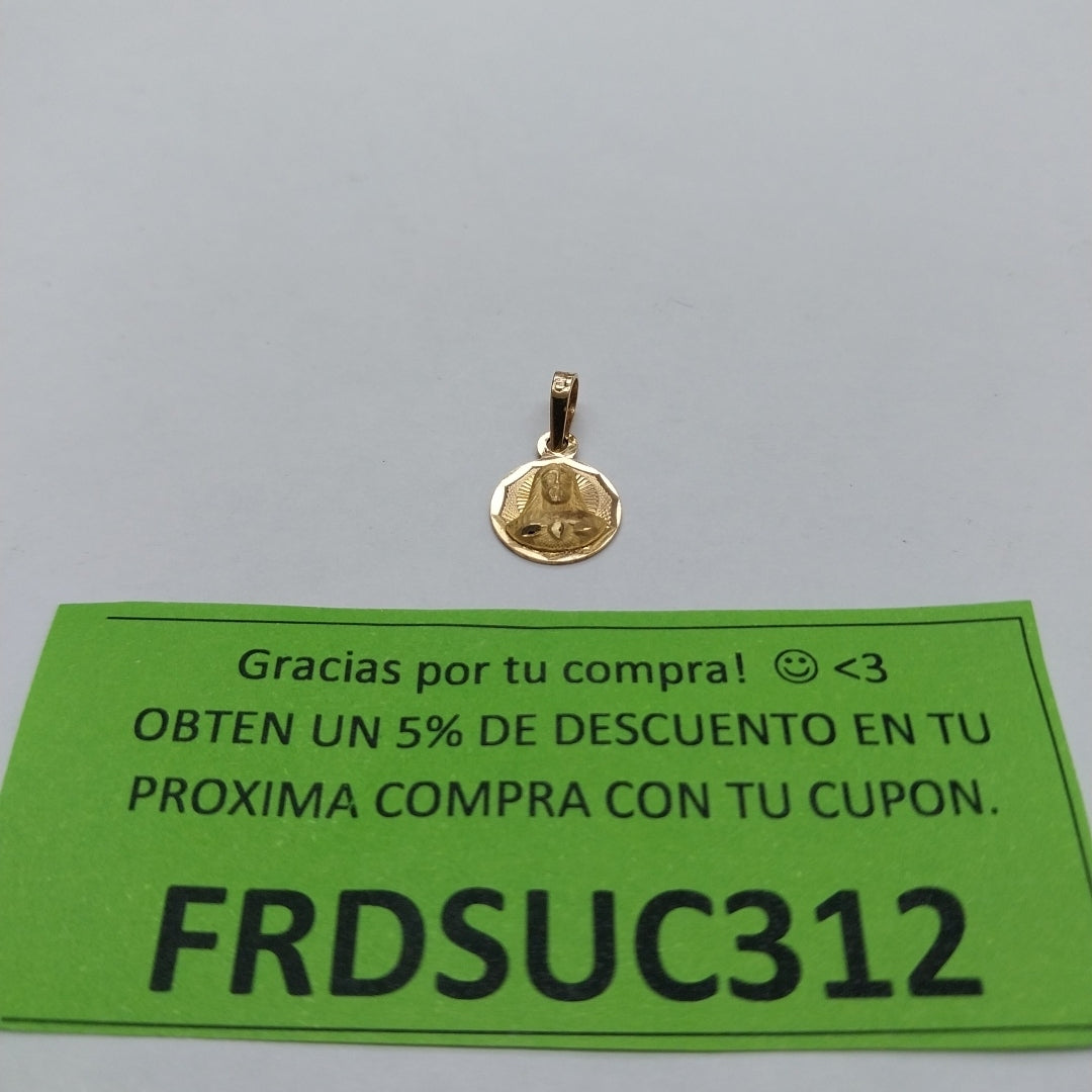 MEDALLA PERSONAL ORO 10 K 0.7 GRMS (SEMINUEVO)