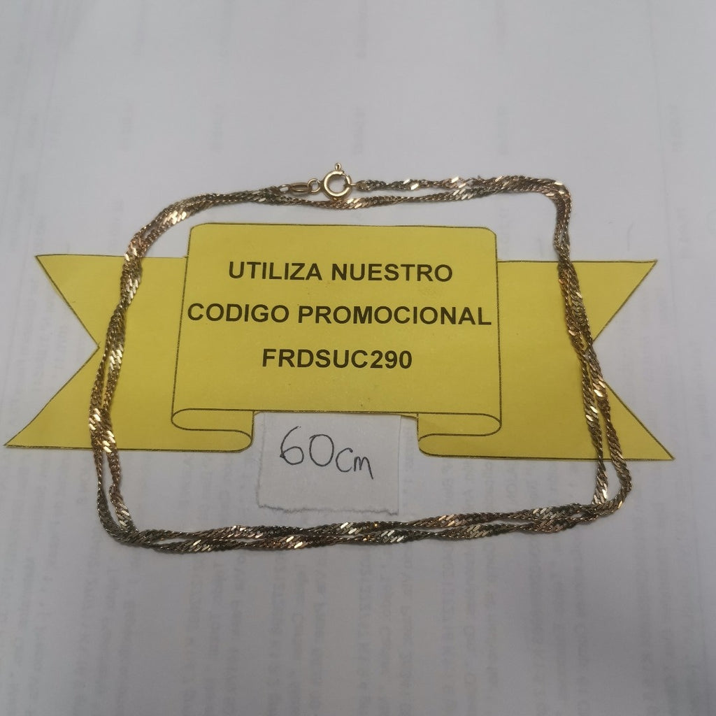 CADENA ORO 14 K 4.7 GRMS (SEMINUEVO)