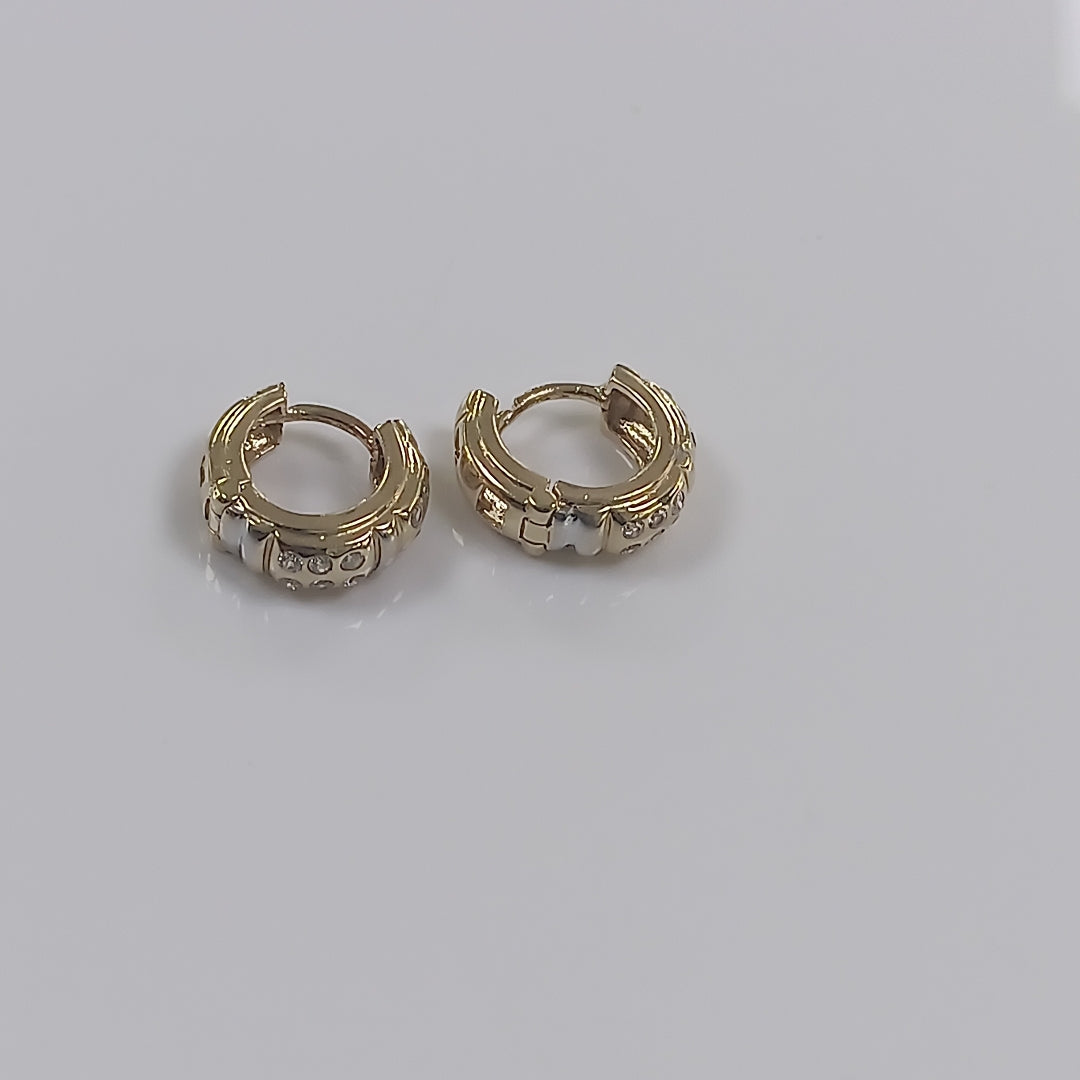 ARETES PAR ORO 14 K 5,50 GRMS (SEMINUEVO)