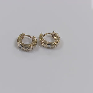 ARETES PAR ORO 14 K 5,50 GRMS (SEMINUEVO)