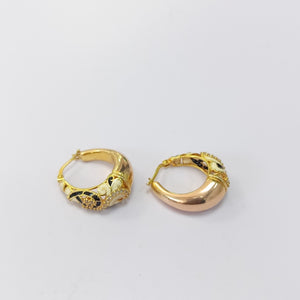 ARRACADAS PAR ORO 14 K 6.7 GRMS (SEMINUEVO)