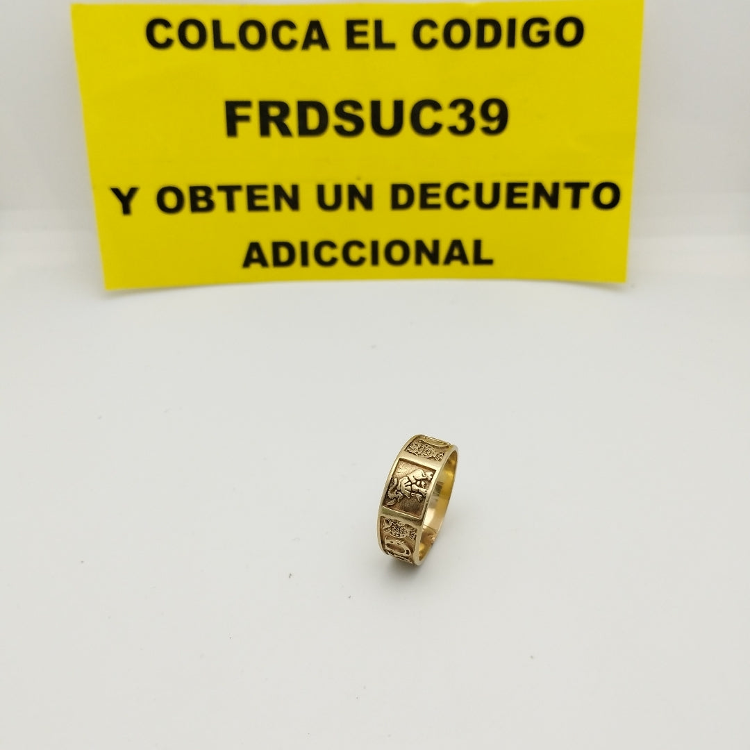 ANILLO ORO 10 K 3.8 GRMS (SEMINUEVO)
