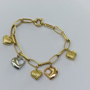 PULSERA ORO 14 K 6.5 GRMS (SEMINUEVO)