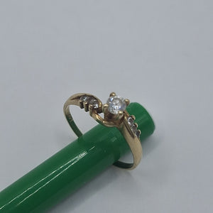 SOLITARIO ORO 14 K 1.7 GRMS (SEMINUEVO)