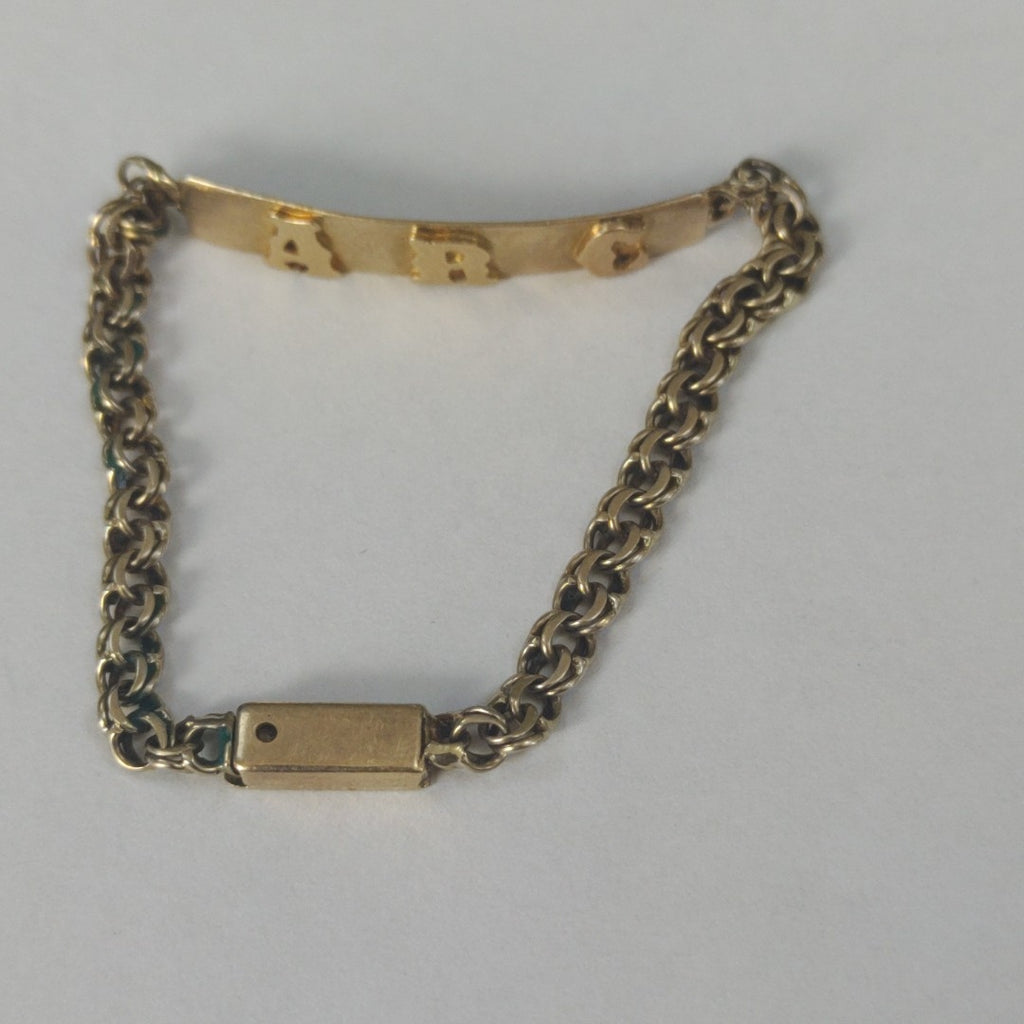 ESCLAVA ORO 10 K 3.9 GRMS (SEMINUEVO)