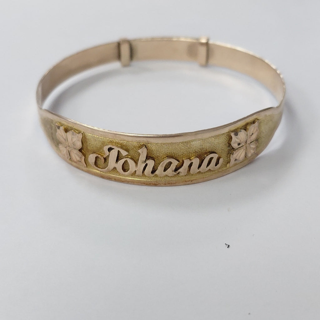 PULSERA RIGIDA ORO 8 K 16.7 GRMS (SEMINUEVO)
