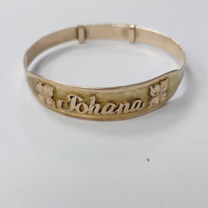 PULSERA RIGIDA ORO 8 K 16.7 GRMS (SEMINUEVO)